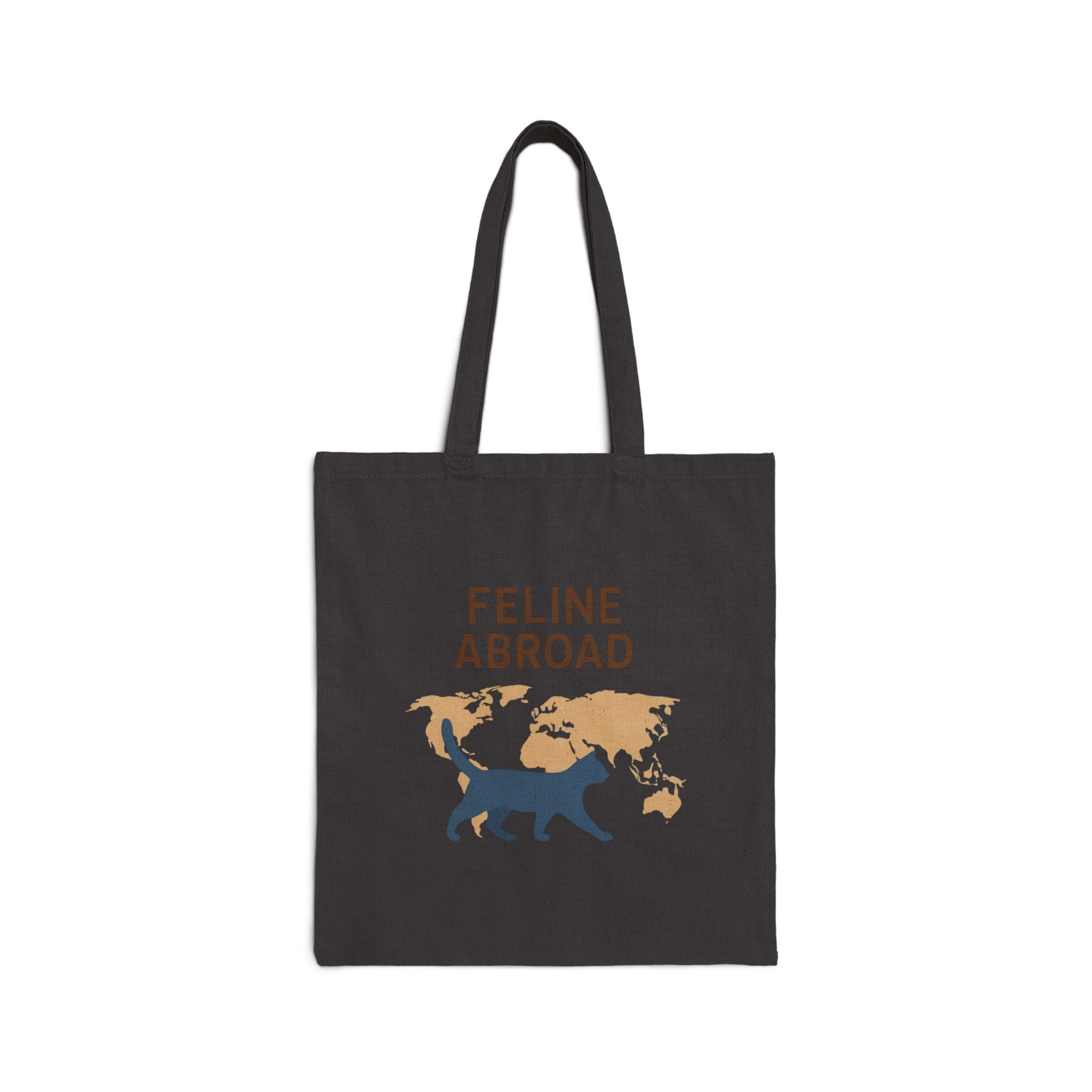 Feline Abroad Cat Tote Bag – Travel-Inspired Eco-Friendly Bag for Cat Lovers